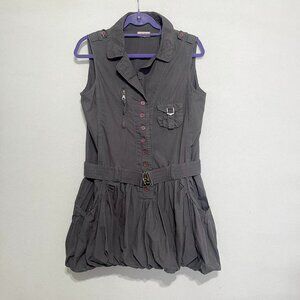 Vintage balloon skirt dress or long blouse tunic